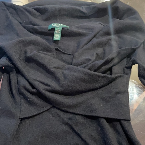 Lauren Ralph Lauren black sweater dress - Picture 2 of 3